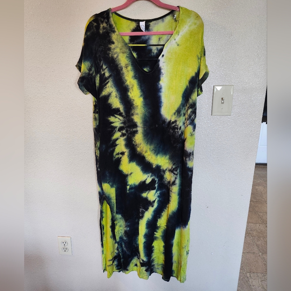 Cy Kaftan Swim Beach Coverup Coverup Dress One Size Fits Most But Says Small